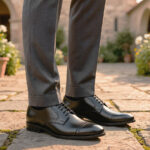 Pantofi eleganti negri din piele naturala marimi intre 39 si 44