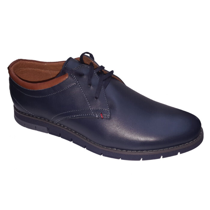 Pantofi bleumarin din piele naturala intre 39 si 44 - imagine 2