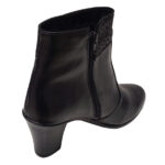 Botine dama cu toc din piele naturala negre intre 35 si 40 - imagine 2
