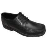 Pantofi lati si usori piele naturala negri cu masuri mari 45, 46, 47, 48 - imagine 2