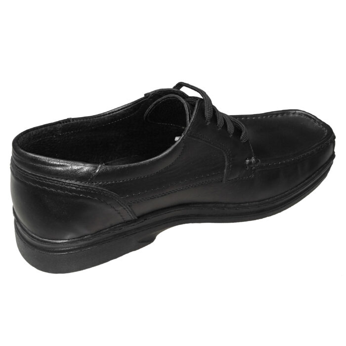 Pantofi lati si usori piele naturala negri cu masuri mari 45, 46, 47, 48 - imagine 4