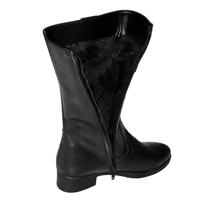 Cizme dama din piele naturala negre imblanite intre 35 si 40 - imagine 4