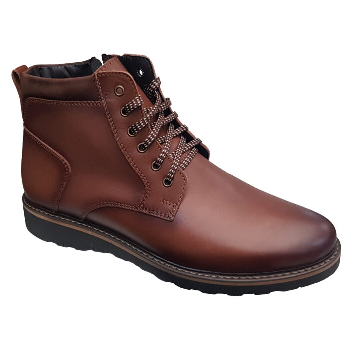 Ghete barbatesti casual din piele naturala maro intre 39 si 45 - imagine 2