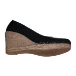 Pantofi dama negri cu platforma din piele naturala croco intre 34 si 41 - imagine 3