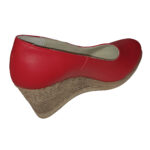 Pantofi dama rosii cu platforma din piele naturala marimi intre 34 si 42 - imagine 3