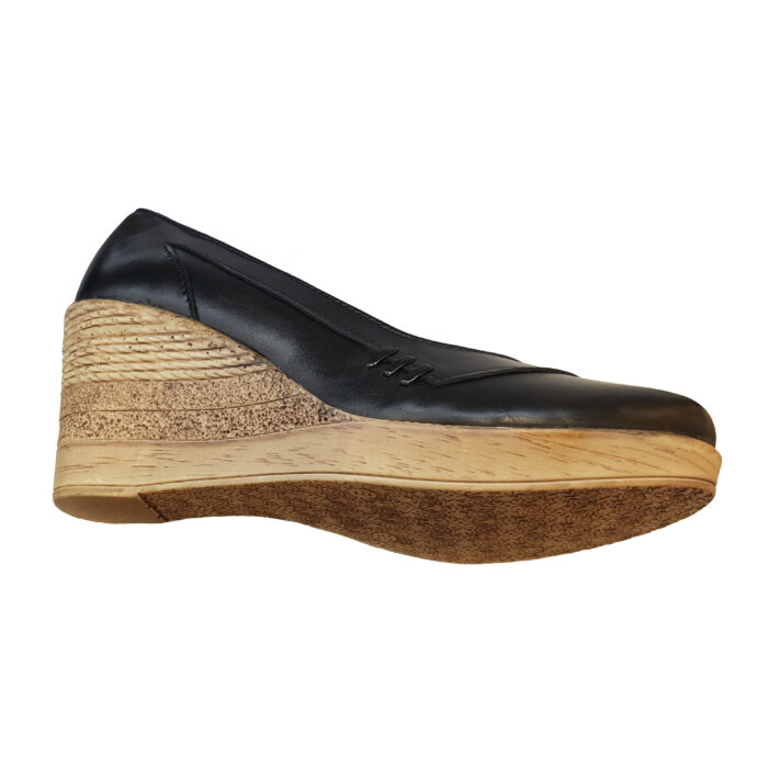 Pantofi dama negri cu platforma din piele naturala marimi intre 34 si 41 - imagine 4