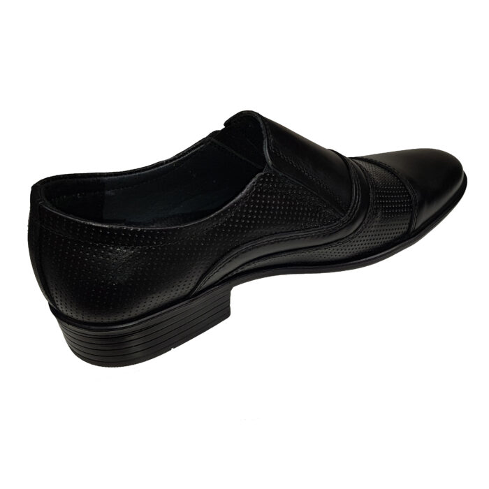 Pantofi eleganti fara siret negri din piele naturala marimi intre 38 si 45 - imagine 3
