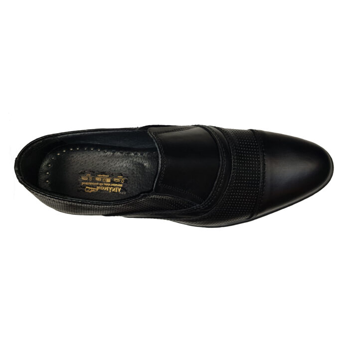 Pantofi eleganti fara siret negri din piele naturala marimi intre 38 si 45 - imagine 5