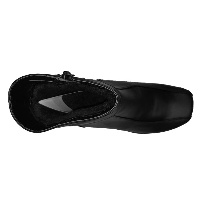Cizme late de dama imblanite din piele naturala negre intre 35 si 41 - imagine 5