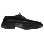 Pantofi lati eleganti din piele naturala negri cu siret intre 40 si 46 - imagine 4