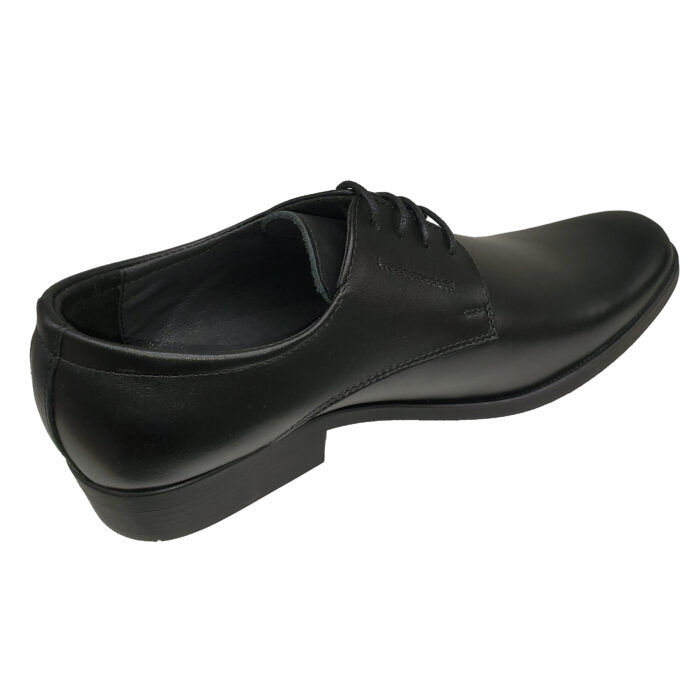 Pantofi eleganti cu siret negri din piele naturala marimi intre 39 si 46 - imagine 4