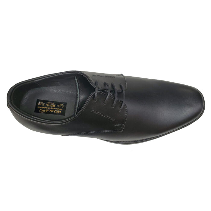 Pantofi eleganti cu siret negri din piele naturala marimi intre 39 si 46 - imagine 6