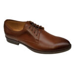Pantofi eleganti cu siret maro din piele naturala marimi intre 40 si 45 - imagine 2