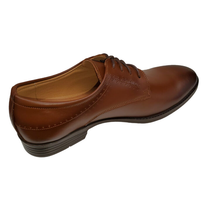 Pantofi eleganti cu siret maro din piele naturala marimi intre 40 si 45 - imagine 3