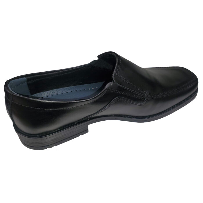 Pantofi lati eleganti din piele naturala negri intre 40 si 46 - imagine 3