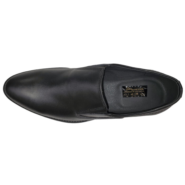 Pantofi eleganti fara siret negri din piele naturala marimi intre 40 si 45 - imagine 5
