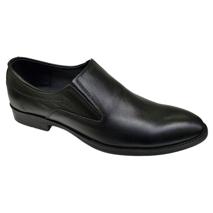 Pantofi eleganti fara siret negri din piele naturala marimi intre 40 si 45 - imagine 2
