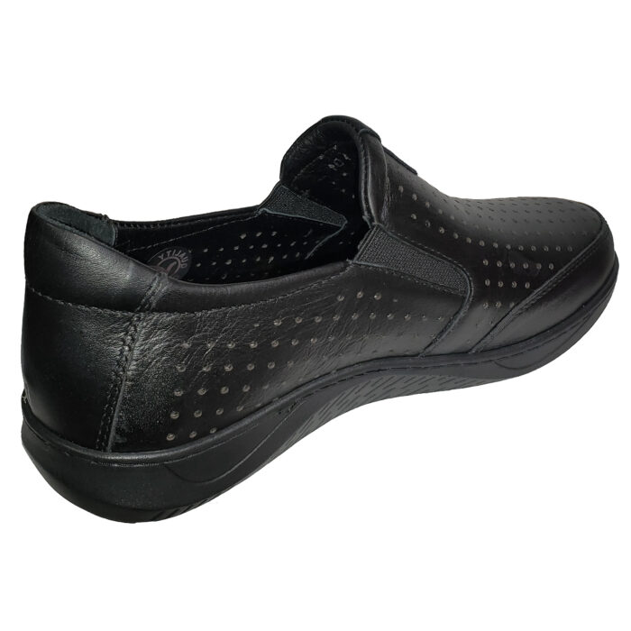 ULTIMA PERECHE Pantofi dama din piele naturala perforata cu elastic marimea 38 - imagine 2