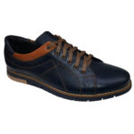 Pantofi bleumarin casual-sport din piele naturala intre 39 si 44
