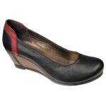 Pantofi dama negri cu platforma din piele naturala marimi intre 36 si 40 - imagine 2