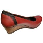 Pantofi dama rosii cu platforma din piele naturala marimi intre 36 si 40 - imagine 2