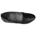 ULTIMA PERECHE Pantofi cu toc masiv de dama din piele naturala negru croco marimea 39 - imagine 4
