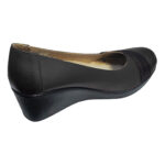 ULTIMA PERECHE Pantofi dama negri cu platforma din piele naturala BIO FLEX marimea 39 - imagine 2