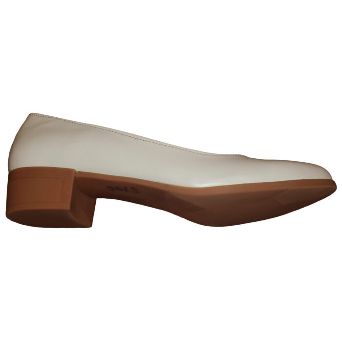 Pantofi dama bej cu toc mic din piele naturala intre 34 si 41 - imagine 4