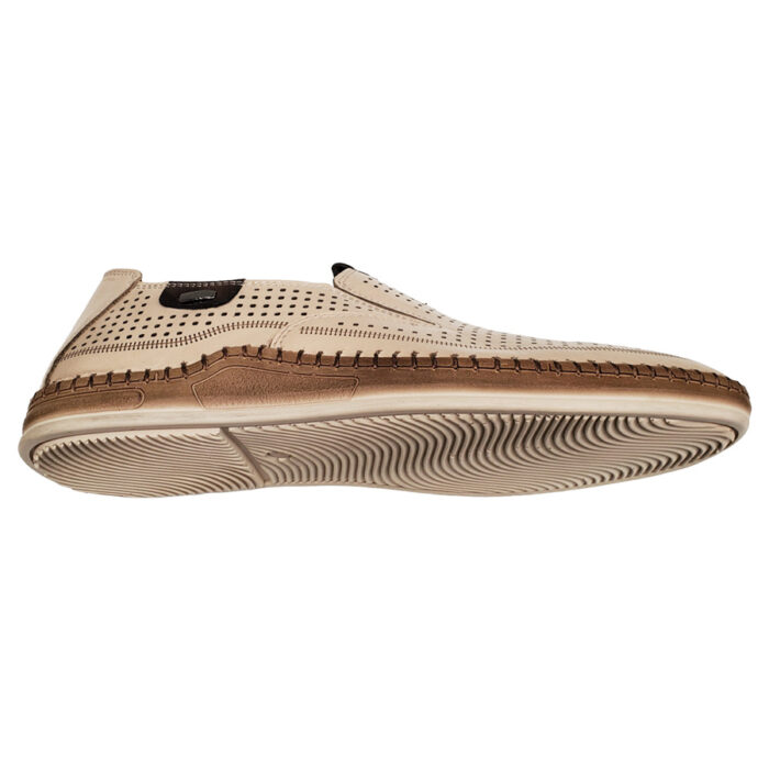 Pantofi usori bej din piele naturala matritata intre 40 si 45 - imagine 4