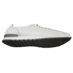 Pantofi sport albi cu siret din piele naturala Rusay intre 40 si 45 - imagine 3