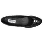 Pantofi dama negri cu toc mic din piele naturala croco intre 34 si 41 - imagine 6