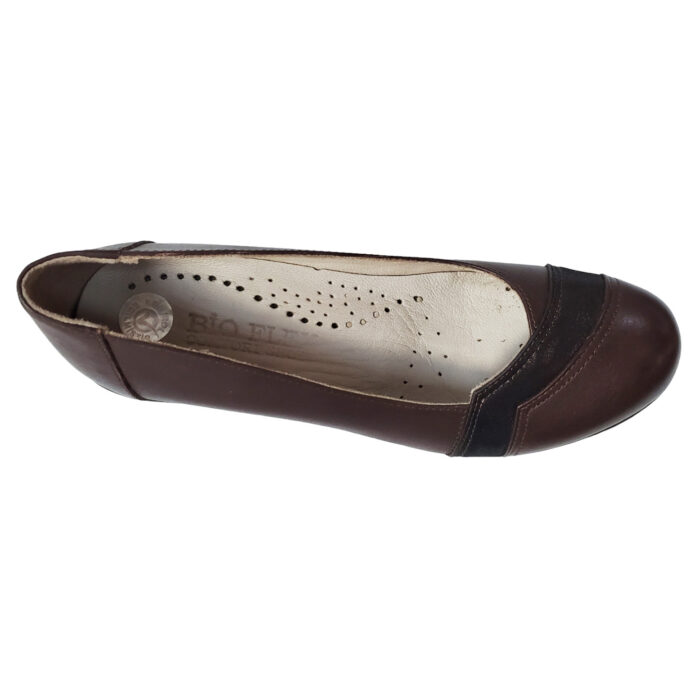 Pantofi dama maro cu platforma din piele naturala BIO FLEX intre 36 si 40 - imagine 5