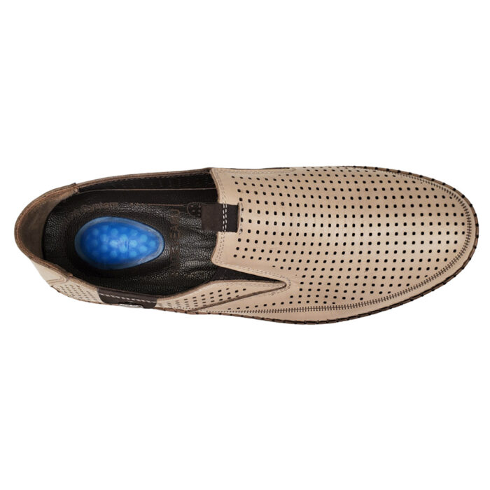 Pantofi usori bej din piele naturala matritata intre 40 si 45 - imagine 5
