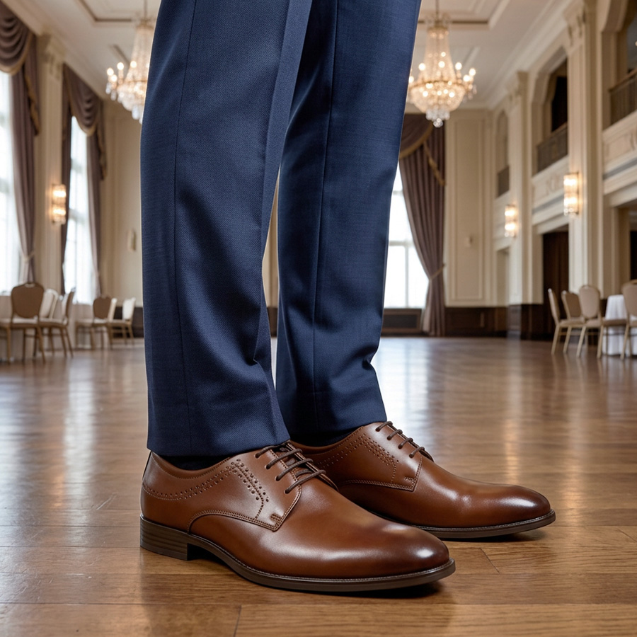 pantofi-eleganti-cu-siret-maro-din-piele-naturala-marimi-intre-40-si-45 Pantofi eleganti cu siret maro din piele naturala marimi intre 40 si 45 - imagine 1