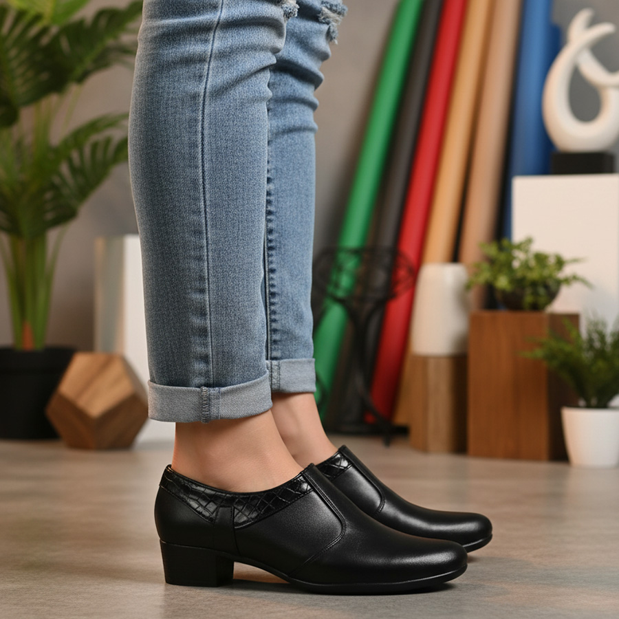 pantofi-dama-negri-din-piele-naturala-si-croco-marimi-intre-36-si-40 Pantofi dama negri din piele naturala si croco marimi intre 36 si 40 - imagine 1