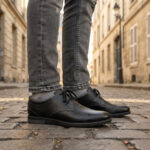 Pantofi negri din piele naturala intre 39 si 44