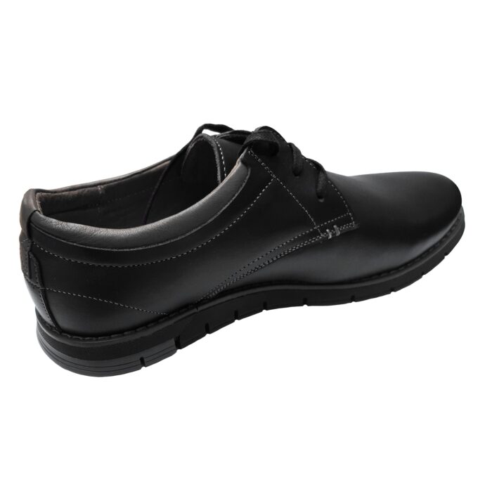Pantofi negri din piele naturala intre 39 si 44 - imagine 3