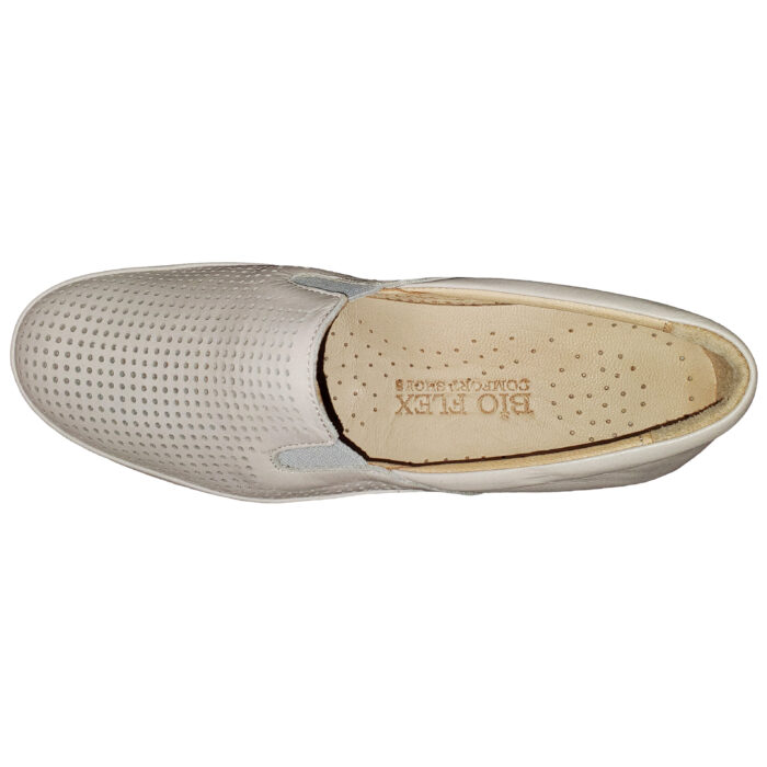 Pantofi de vara dama Bio Flex din piele naturala perforata bej intre 36 si 40 - imagine 5