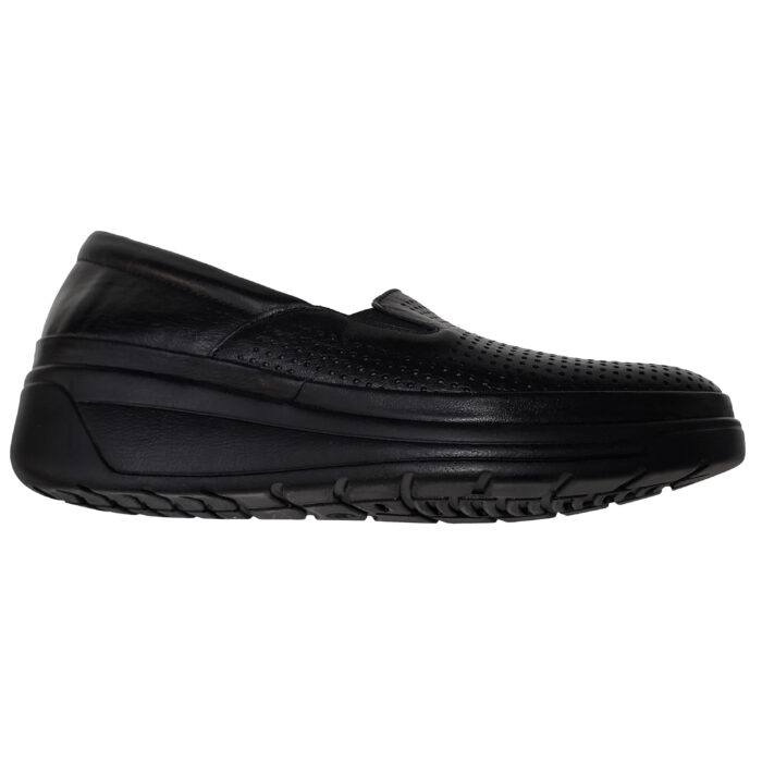Pantofi de vara dama Bio Flex din piele naturala perforata negri intre 36 si 40 - imagine 4