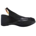 Sandale dama cu platforma negre din piele naturala intre 35 si 40 - imagine 5