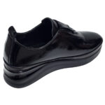 Pantofi de dama Dogati din piele naturala neagra lacuita intre 36 si 40 - imagine 2