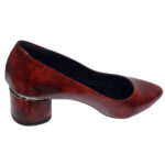 Pantofi dama eleganti Dogati din piele naturala croco rosii intre 36 si 40 - imagine 2