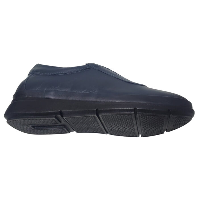 Pantofi dama usori din piele naturala bleumarin BIO FLEX Confort cu elastic intre 36 si 40 - imagine 4