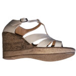 LICHIDARE-Sandale dama cu platforma bej din piele naturala intre 34 si 41 - imagine 3