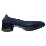 ULTIMA PERECHE Pantofi dama bleumarin eleganti cu toc masiv din piele naturala Dogati marimea 36 - imagine 4