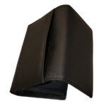 Portofel vertical dama din piele naturala negru - imagine 4