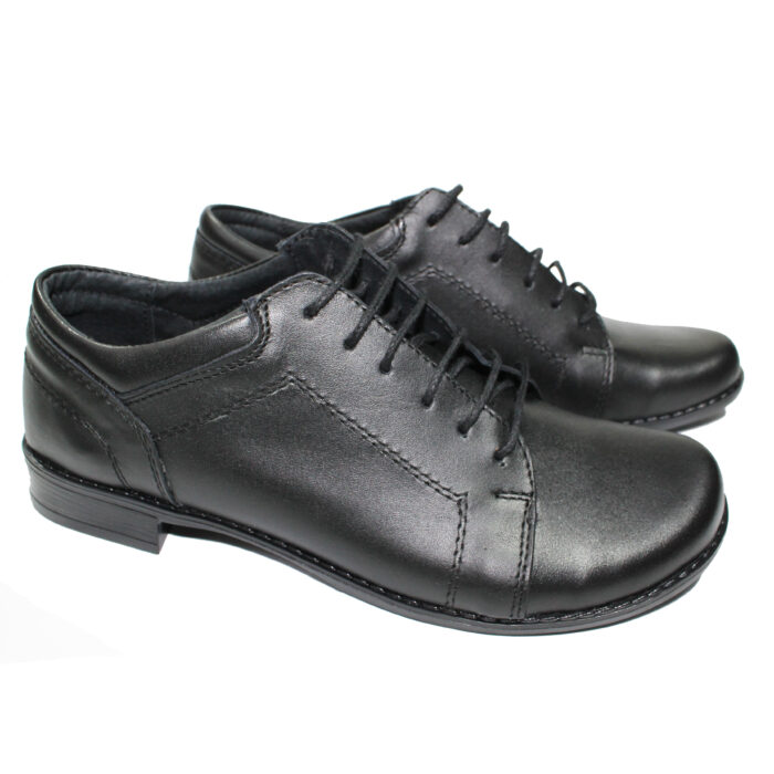 Pantofi dama piele naturala neteda neagra marimi intre 35 si 40 - imagine 3