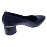 Pantofi dama eleganti Dogati din piele naturala croco bleumarin intre 36 si 40 - imagine 3