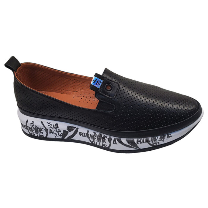 Pantofi dama sport-casual din piele naturala negri Dogati intre 36 si 40 - imagine 4