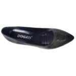 LICHIDARE Pantofi dama eleganti Dogati din piele naturala croco kaki intre 36 si 40 - imagine 5